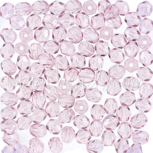 Kjøp Lyse ametyst bohemske fasetterte perler 4 mm (100)