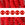 Detaljhandel 2-hulls perler CzechMates linse ugjennomsiktig rød 6 mm (50)