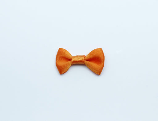 Kjøp sateng oransje stoff sløyfe 3cm - enkel sløyfe