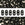 Detaljhandel 2-hulls perler CzechMates Bar 2x6mm Jet (10g)