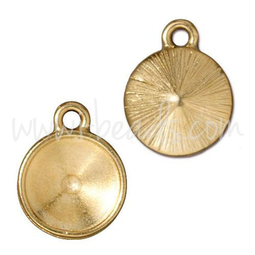 Kjøp Medaljong for krystall 1122 Rivoli 12 mm gull (1)