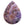 Detaljhandel Crazy blonder lilla agat pære anheng 3,8x5 cm (1)