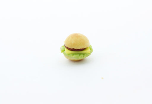Kjøp miniatyr fimo hamburger - gourmet dekorasjon fimo pasta