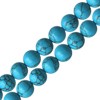 Kjøp Runde rekonstituerte turkise perler 6 mm på tråden (1)