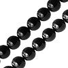 Kjøp Runde sorte onyx-perler 8 mm på snor (1)