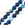 Detaljhandel Runde blå agatperler 6 mm på wire (1)