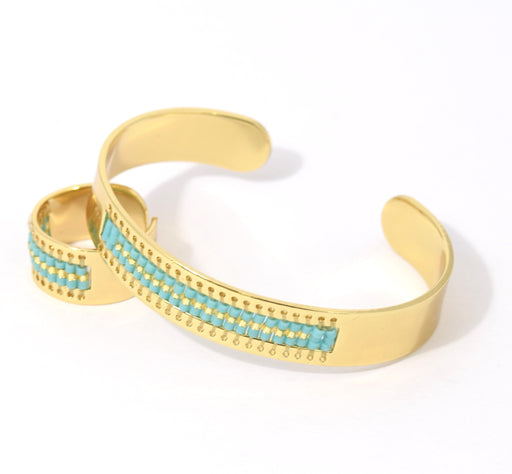Kjøp Justerbart gullfarget armbånd med diameter 60 mm