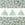 Grossist i KHEOPS by PUCA 6 mm ugjennomsiktig lysegrønn keramisk look (10g)