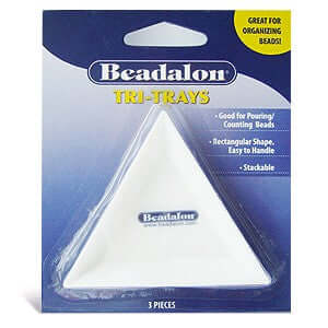 Kjøp 3 Beadalon trekantperlepotter (1)