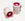 Detaljhandel mini krus anheng / kaffekopp 20mm - fuchsia - gourmet kreasjoner