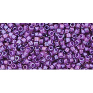 Kjøp cc928 - Toho treasure beads 11/0 innvendig farge regnbue rosaline/ugjennomsiktig lilla foret (5g)