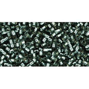 Kjøp cc29 - Toho treasure 11/0 sølvforede svarte diamantperler (5g)