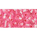 Achat cc38 perles de rocaille Toho 6/0 silver-lined pink (10g)