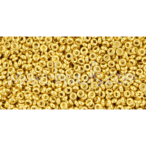 Kjøp cc712 - toho halvrund 11/0 metallisk gull (5g)