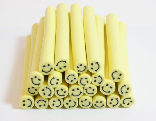 Kjøp fimo canes x10 SMILEY - polymer leirestokk til en smart pris