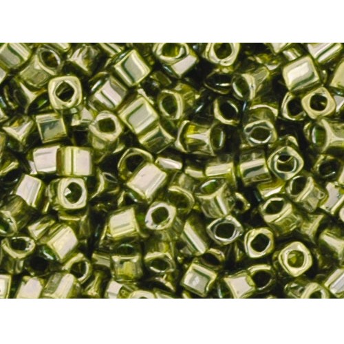 Kjøp cc457 - Toho kube perler 1,5 mm gullglans grønn te (10g)
