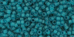 Kjøp cc7bdf - Toho Treasure beads 11/0 gjennomsiktig frostet blågrønn (5g)