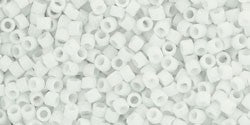 Kjøp cc41f - Toho Treasure beads 11/0 ugjennomsiktig frostet hvit (5g)