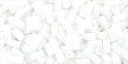 Kjøp cc41 - Toho bugle perler 3 mm ugjennomsiktig hvit (10g)