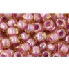 Kjøp cc960 - Toho frøkuler 6/0 lys topas/rosa foret (10g)