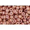 Kjøp cc1201 - Toho frøperler 8/0 marmorert ugjennomsiktig beige/rosa (10g)