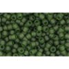 Kjøp cc940f - Toho frøperler 11/0 gjennomsiktig frostet olivin (10g)
