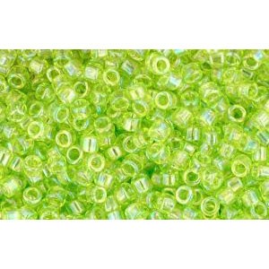 Kjøp cc164 - Toho treasure beads 11/0 transparent regnbuelimegrønn (5g)