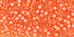 Kjøp cc925 - Toho treasure beads 11/0 innvendig farge lys topas korallrosa foret (5g)