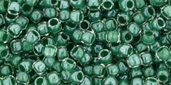 Kjøp cc1070 - runde perler toho takumi LH 11/0 innvendig farge krystall smaragd foret (10g)