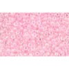 Kjøp cc171d - frøkuler Toho 15/0 trans-regnbueballerina rosa (5g)