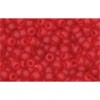 Kjøp cc5bf - Toho frøperler 11/0 gjennomsiktig frostet siam rubin (10g)