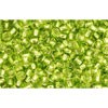 Kjøp cc24 - Toho frøperler 11/0 sølvforet limegrønn (10g)