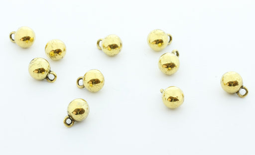 Kjøp metall finish perler x10 antikke gull perler 8,5x6mm -