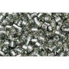 Kjøp cc29b - toho sekskantperler 2,2 mm sølvforet grå (10g)