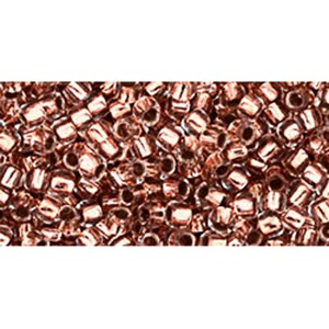Kjøp cc740 - Toho Takumi LH 11/0 kobberforede krystallrunde perler (10g)