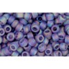 Kjøp cc166df - Toho frøperler 8/0 gjennomsiktig regnbuefrost lys tanzanitt (10g)