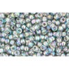 Kjøp cc176 - Toho frøperler 11/0 transparent regnbuesvart diamant (10g)