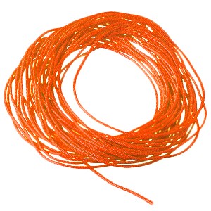 Kjøp Fluorescerende oransje satengsnor 0,7 mm, 5 m (1)