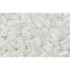 Kjøp Cc121 - Toho bugle perler 3 mm ugjennomsiktig glanset hvit (10g)