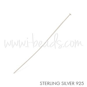 Kjøp 925 sølv flathode spiker 0,65x38mm (5)