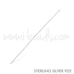 Kjøp 925 sølv flathode spiker 0,4x50 mm (10)