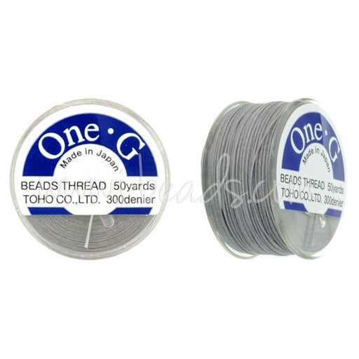 Kjøp Toho One-G lysgrå perletråd 45m (1)