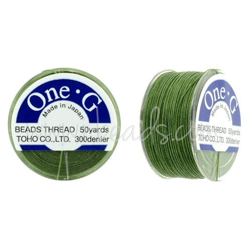 Kjøp Toho One-G Grønn perletråd 45m (1)