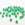 Detaljhandel grønne runde pomponger x40 i ull 10mm - Til å sy eller lime