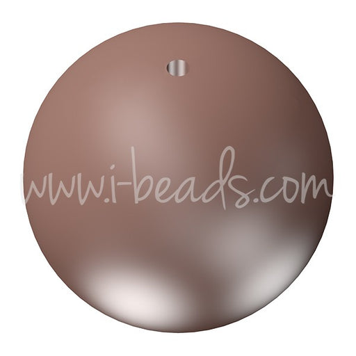 Kjøp Perler 5810 krystall fløyelsbrun perle 10mm (10)