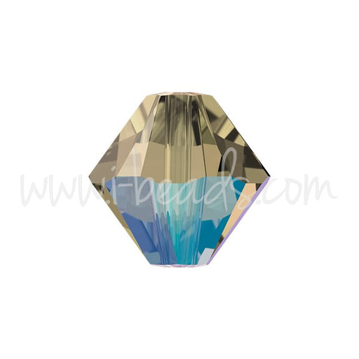 Kjøp Krystallperler 5328 xilion bicone svart diamantskimmer 4mm (40)