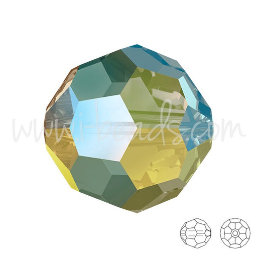 Kjøp Runde krystallperler 5000 krystall iriserende grønne 8mm (4)