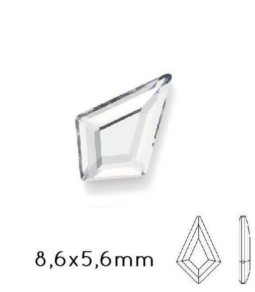 Kjøp 2771 krystall flat bak KITE rhinestones krystall 8,6x5,6mm (5)