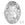 Grossist i Cristal 4120 oval krystall sølv patina 18x13 mm (1)