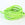 Grossist i 1 meter neongrønn semsket skinn 2 mm - semsket skinnsnor i metermål